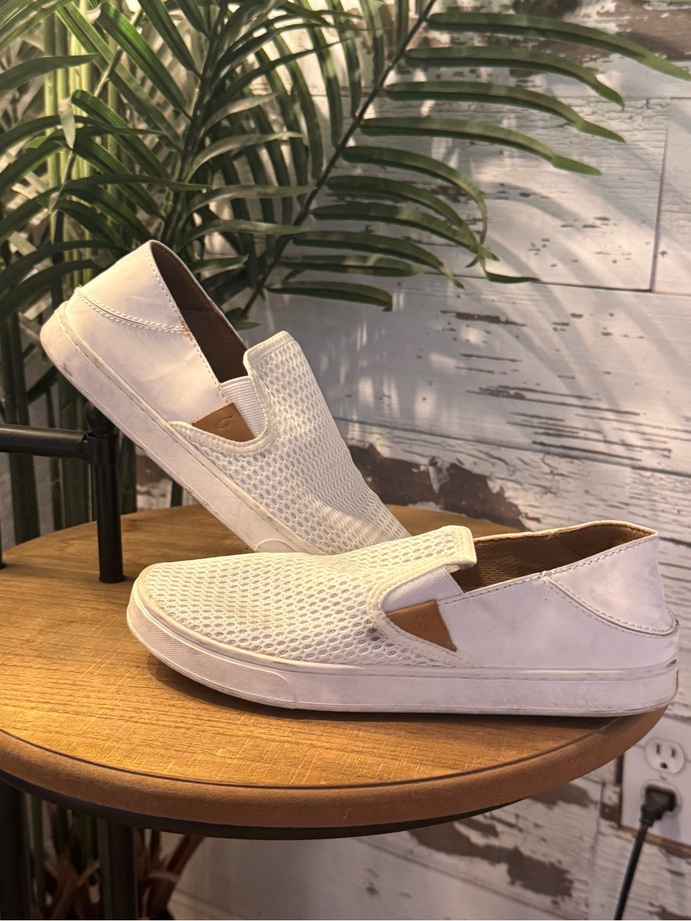 OluKai Women’s Slip-On Mesh Loafers
